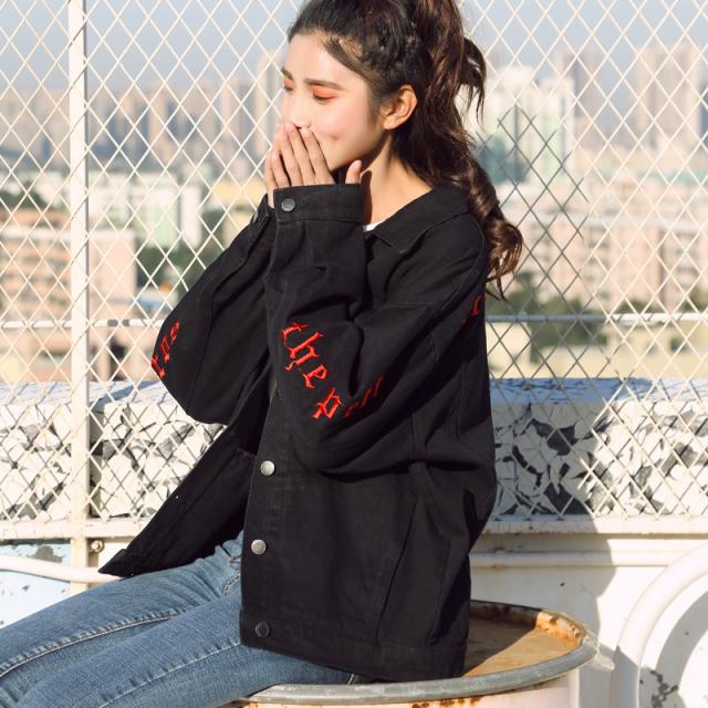 アウター デニムジャケット 刺繍 オシャレ かわいい デート 春 夏 人気 コーデの通販はau Pay マーケット Happinessshop Au Pay マーケット店