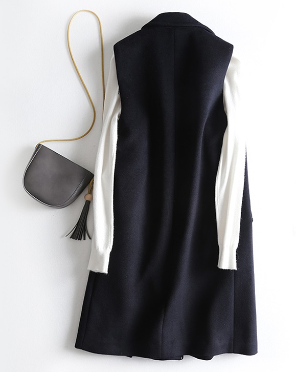 ウール トレンチ ベスト コート ステッチ スリムフィット ベーシック シンプル おしゃれ かっこいい 大人カジュアル 秋 冬 新作 人気 の通販はau Pay マーケット Happinessshop Au Pay マーケット店