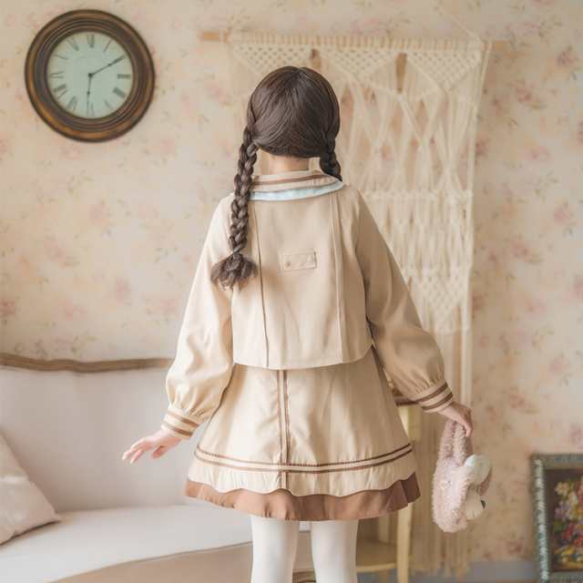 セットアップ セーラー服 長袖 トップス スカート セット ワンピース風 ゆめかわいい お揃い 双子コーデ 衣装 発表会の通販はau Pay マーケット Happinessshop Au Pay マーケット店