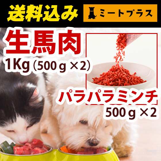 犬 馬肉 馬肉パラパラミンチ 500ｇ 2 1kg 送料込 生馬肉 ペット用馬肉の通販はau Pay マーケット ミートプラス