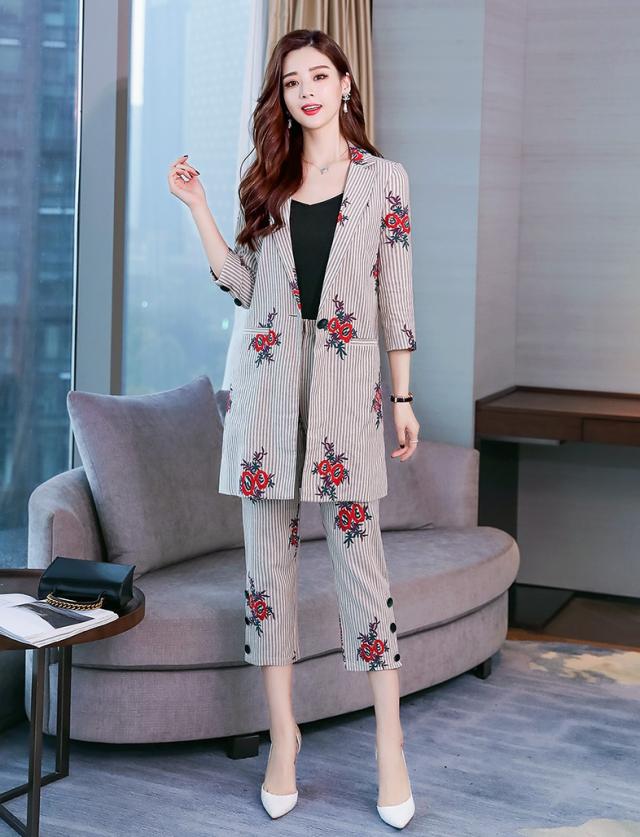 ストライプ フラワー 刺繍 パンツスーツ パンツドレス パーティー セットアップ レディース 卒業式 入園式 結婚式 二次会 お呼ばれ 代の通販はau Pay マーケット An Allure レディース ファッション
