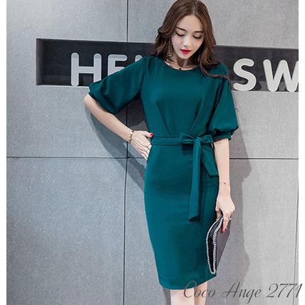 大人のお呼ばれスタイル 結婚式にピッタリ バルーン袖タイトワンピースドレス 送料無料 お呼ばれ 大人かわいい ワンピース 結婚式 ドレスの通販はau Pay マーケット Andwelcone Inc