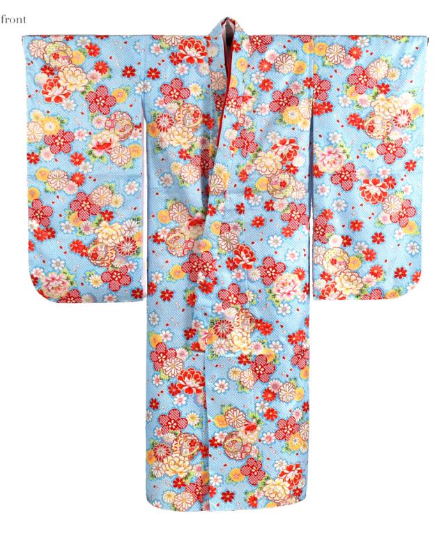 ゆうみママ様 ご確認用 四つ身 祝い帯 長襦袢 七五三 着物 7歳 袷用 小