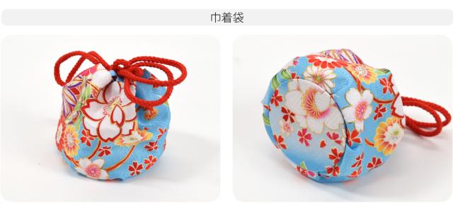 七五三 着物 3歳 販売 袷用 夢想 被布セット 小雪 マリ 髪飾り 被布 着物