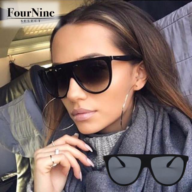 定休日以外毎日出荷中 サングラス ウェリントンビッグフレームサングラス Recomenda Co