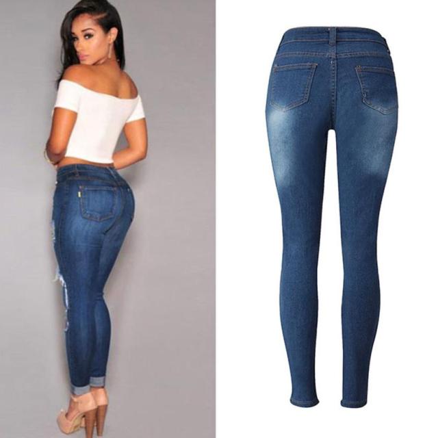 Laスタイルスキニージーンズ ダメージデニム カジュアル エレガント 大人女子 デートや旅行コーデに の通販はau Pay マーケット ｄｊ ｆｒｅａｋ