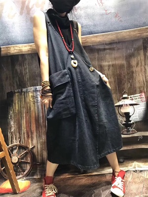 カジュアルデニムワンピース レトロ エスニック風 ロング丈 ゆったり 秋冬 レディース 代 30代 40代 女子会 お出かけ マタニティの通販はau Pay マーケット ｄｊ ｆｒｅａｋ