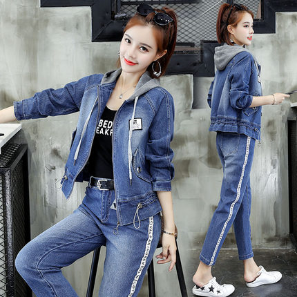 カジュアルデニムセットアップ パーカー クロップドパンツ スポーティー 秋冬 レディース 代 30代 アウトド ジムコーデ 旅行の通販はau Pay マーケット ｄｊ ｆｒｅａｋ