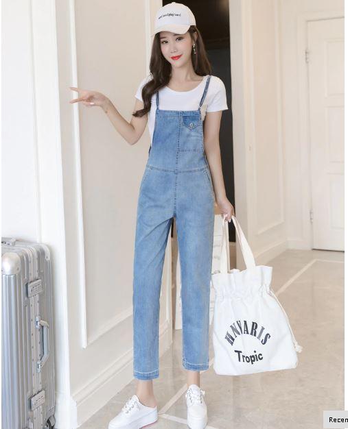 大人可愛いデニムサロペット ハイウエスト クロップド ベーシック 定番コーデ 秋冬 レディース 代 30代 通学 女子会 お出かけの通販はau Pay マーケット ｄｊ ｆｒｅａｋ