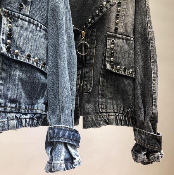 カジュアルデニムジャケット ライダース スタッズ メンズライク ヴィンテージ感 春夏 レディース 代 30代 通学 女子会 お出かけの通販はau Pay マーケット ｄｊ ｆｒｅａｋ