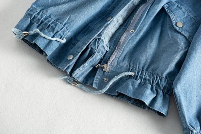 大人可愛いデニムパーカー ジャケット バックシャン オーバーサイズ ベーシック 春秋 レディース 代 30代 通学 デート 女子会の通販はau Pay マーケット ｄｊ ｆｒｅａｋ