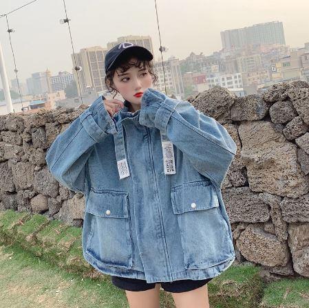 カジュアルデニムジャケット マウンテンパーカー オーバーサイズ メンズライク ベーシック 春秋 レディース 代 30代 アウトドア 旅行 の通販はau Pay マーケット ｄｊ ｆｒｅａｋ