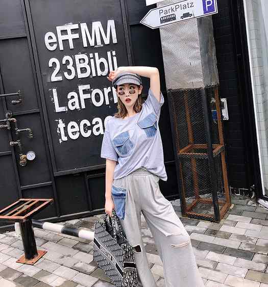 カジュアルtシャツ デニムポケット オーバーサイズ ボーイッシュ 無地 定番 ベーシック 春夏 レディース 代 30代 通学 女子会 アウトドの通販はau Pay マーケット ｄｊ ｆｒｅａｋ