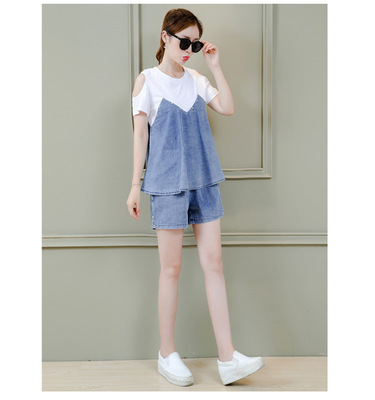 大人可愛いセットアップ デニムオンデニム オープンショルダー バイカラー 春夏 レディース 代 30代 女子会 旅行 おでかけの通販はau Pay マーケット ｄｊ ｆｒｅａｋ