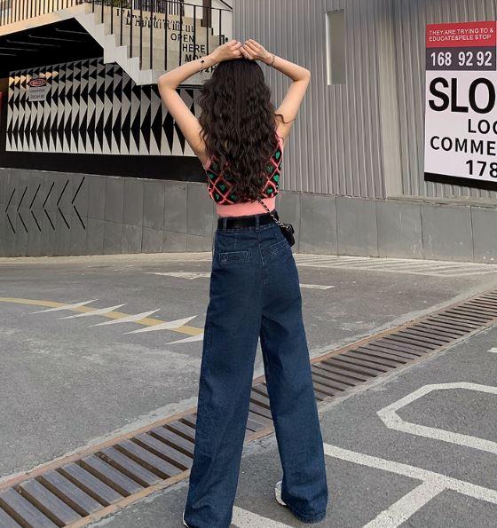 カジュアルワイドパンツ ハイウエストデニム ジーンズ メンズライク 無地 ベーシック 春夏 レディース 代 30代 女子会 旅行 通学の通販はau Pay マーケット ｄｊ ｆｒｅａｋ