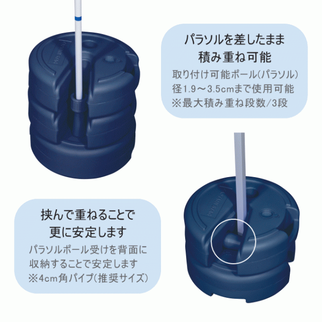 テントウエイト おもり タープ 重り ウォーターウエイト パラソル