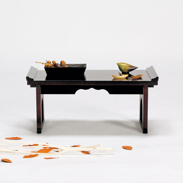 木製折り畳み机 FLD-60  経机 木製 ワンタッチ 折りたたみ 収納 和机 60cm 文机 仏具 台 法事 お彼岸 供物台 和室 和風 仏前 御供え机 弘益の通販は 5,990円