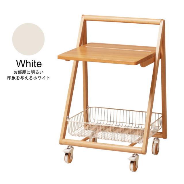 北欧デザイン 古家具◾️木製サイドテーブル キャスター付き ワゴン Amazon｜ZXD サイドテーブル ワゴン キャスター付きコの字型