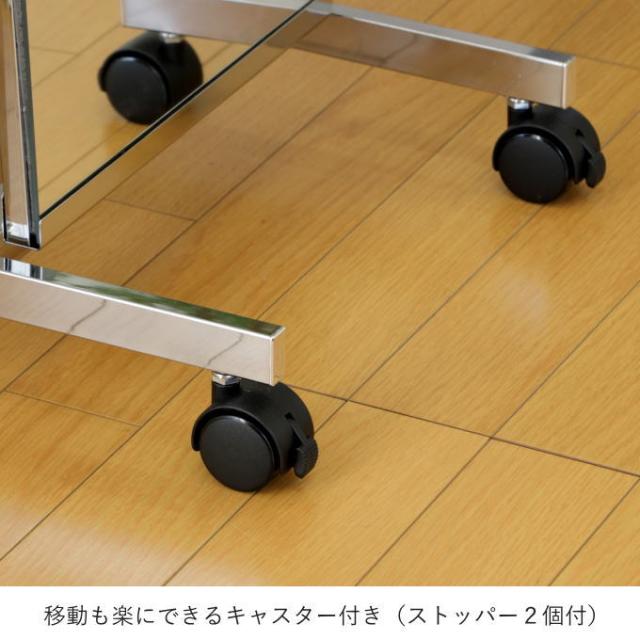 全身鏡 キャスター付き ワイド タイプ ミラー おしゃれ フレーム