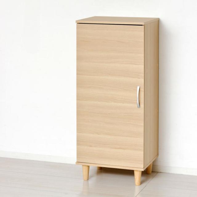 スリムデザイン下駄箱！扉付、幅30cm、靴・スリッパ調整可能棚