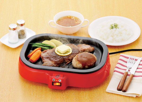 ホームスワン 着脱式 電気たこ焼き器 平プレート付き)SNT-80 プレート 