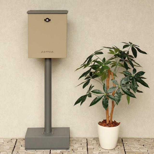【ポイント4倍】ポスト 置き型 スタンド アンティーク スタンドポスト 郵便ポスト スタンドタイプ 家庭用 自宅用 鍵付き アンカー スリム おしゃれ ステンレス 一戸建て用 北欧 かわいい 置き型ポスト 鍵付 玄関 屋外 スタンド ポスト_11