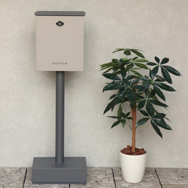 【ポイント4倍】ポスト 置き型 スタンド アンティーク スタンドポスト 郵便ポスト スタンドタイプ 家庭用 自宅用 鍵付き アンカー スリム おしゃれ ステンレス 一戸建て用 北欧 かわいい 置き型ポスト 鍵付 玄関 屋外 スタンド ポスト_13