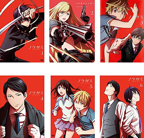 ノラガミ ARAGOTO 《レンタル落ち／ケース無し》 全6巻 [DVD]【中古】の通販は 7,369円