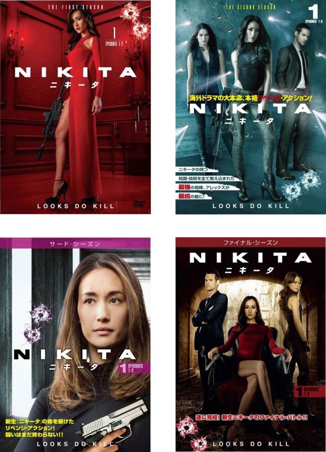 NIKITA ニキータ シーズン 1、2、3、Final 《 DVD／レンタル落ち／ケース無し 》 全36巻【中古】の通販は 6,781円