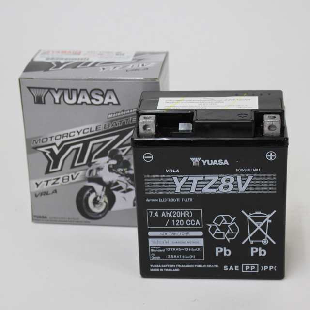 バッテリー　YUASA　YTZ8V（CRF250L新車外し）