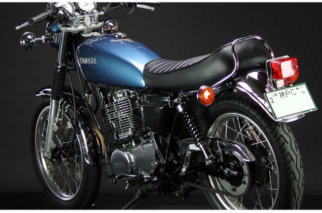 YAMAHA SR400 (09年~Final) ETCビルトイン・サイドカバー （未塗装ブラック）ETC収納 SR400 サイドカバー