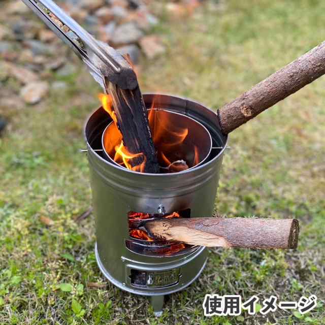 tab. 缶ストーブ SE ＆14cm ミニ丸網 2枚セット 焚き火台 ウッド