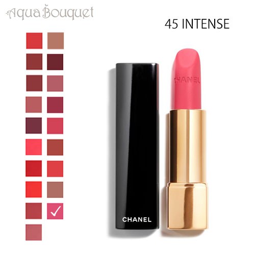 シャネル ルージュ アリュール ヴェルヴェット リップスティック 45 アンタンス（ INTENSE ）3.5g CHANEL ROUGE ALLURE VELVET