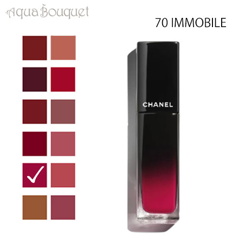 シャネル ルージュ アリュール ラック 70 イモビル（ IMMOBILE ）5.5ml CHANEL ROUGE ALLURE LAQUEの通販は 6,748円