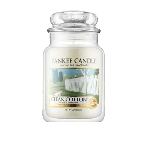 ヤンキー キャンドル クリーン コットン ジャーＬ ハウスウォーマー YANKEE CANDLE CLEAN COTTON HOUSEWARMERの通販は 5,622円