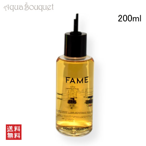 パコラバンヌ フェイム オードパルファム リフィル 200ml PACO RABANNE FAME EDP refill [3F-P2] パコラバンヌ フェイム オードパルファム リフィル 200ml PACO RABANNE