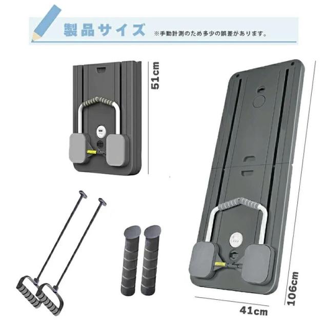 腹筋マシン 腹筋ローラー ホームジム用自動リバウンド付き折りたたみ式腹筋マシン 多機能 静音 高耐久性 膝パッド付きコア&amp;腹筋筋力トレーニング器具_12