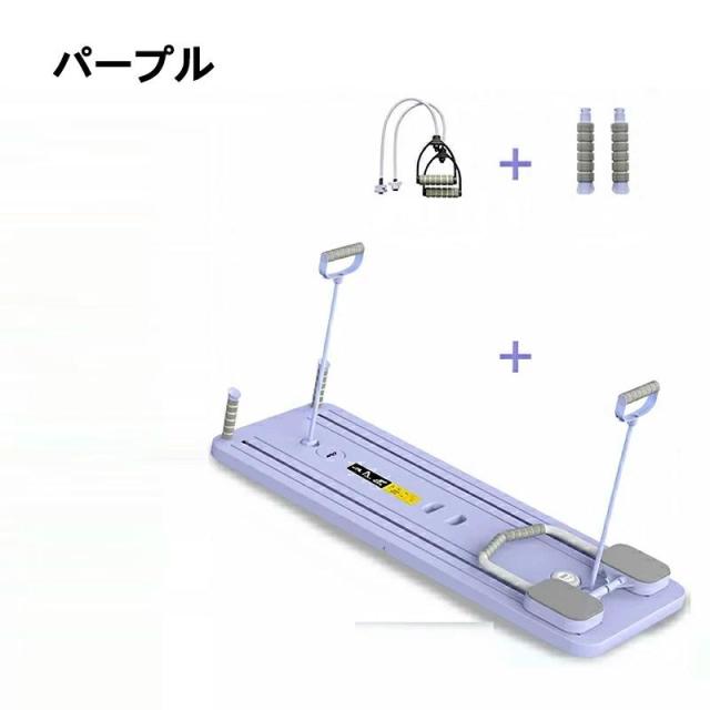 腹筋マシン 腹筋ローラー ホームジム用自動リバウンド付き折りたたみ式腹筋マシン 多機能 静音 高耐久性 膝パッド付きコア&amp;腹筋筋力トレーニング器具_2