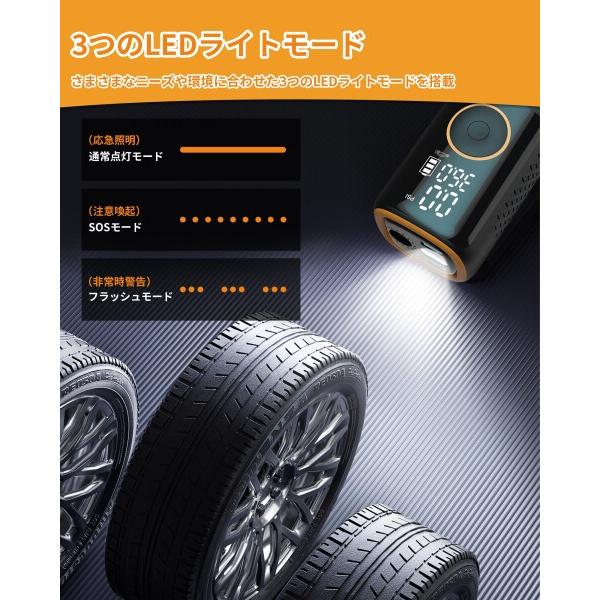 空気入れ 自転車 電動空気入れ バイク 車 タイヤ エアーポンプ コンパクト 充電式 自動車 米式/