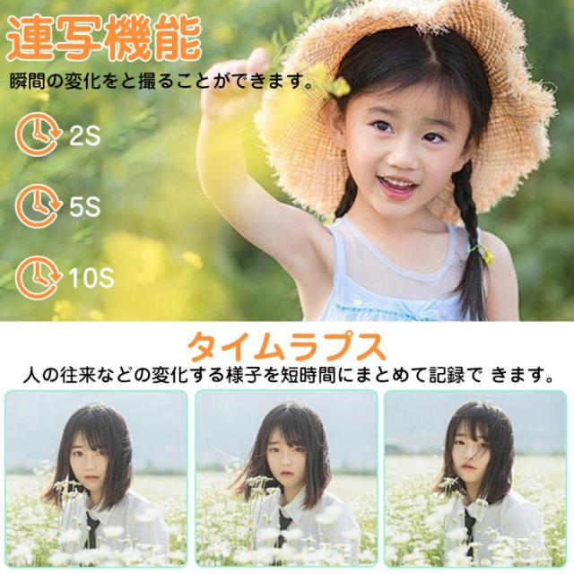 【正規品】 デジカメ デジタルカメラ 5K動画 6400万画素 WIFI対応 自撮り スマホ転送 180°回転スクリーン 18倍ズーム 3インチ AF機能 手ブレ補正 修学旅行 学生