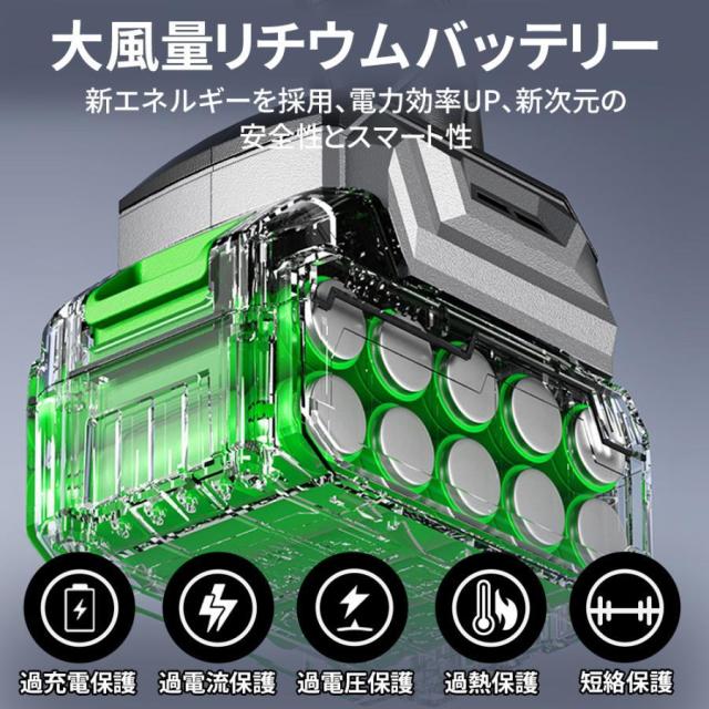 ブロワー ジェットドライブロワー 充電式 小型 300000RPM 除雪 小型 電動エアダスター マキタ バッテリー互換 多機能電動送風機 除塵 超強風 庭掃 業務工事現場_2