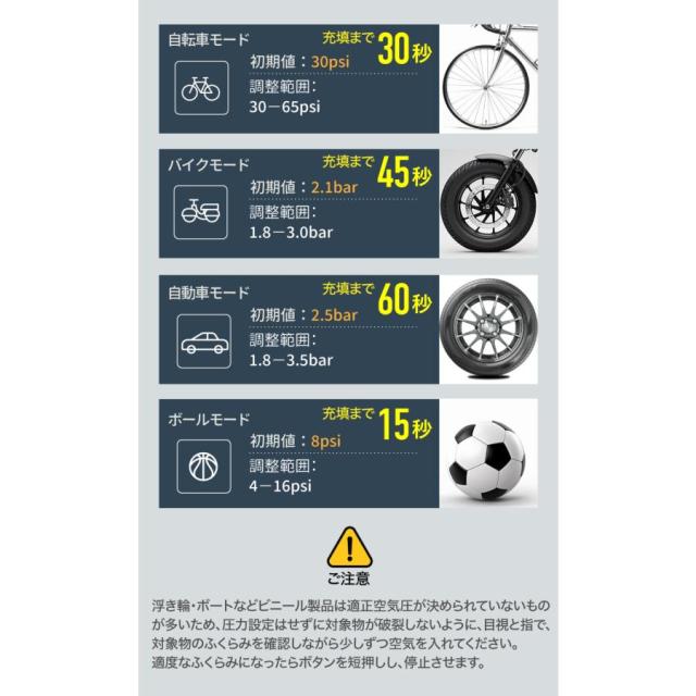 空気入れ 電動 コンパクト空気入れ エアコンプレッサー コンパクト 自動車 自転車 電動エアーコンプレッサー 電動ポンプ 電動空気入れ ボール 車椅子 空気入れ