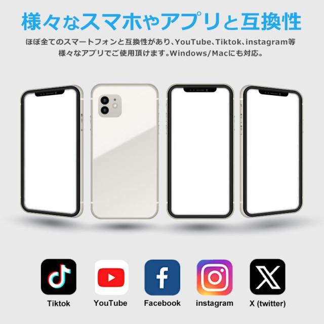 爆買 スマホ スタビライザー 3軸 ジンバル 自動追従 手ブレ補正 伸縮 自撮り棒 Bluetooth スマートフォン 動画配信 Yotuber iPhone15 16/Androidスマホ対応_14