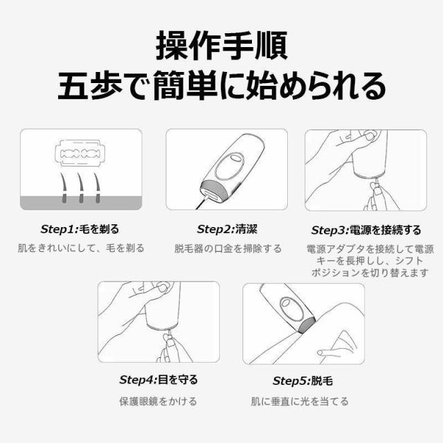 IPL脱毛器 家庭用 脱毛器 女性 光美容器 氷感 高性能 美肌 ひげ ヒゲ 脚 腕 顔 自宅 全身適用 男女兼用 高級 最新式 おすすめ