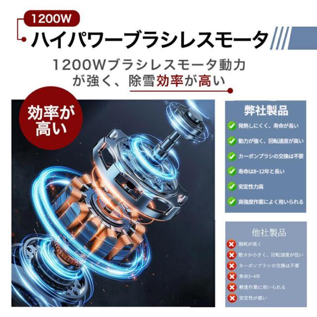 電動除雪機 除雪機 充電式 コードレス 雪かき 電動 スコップ 家庭用 除雪幅30cm 除雪器具 電動除雪スコップ ショベル雪かき機 小型 除雪用品 軽量 便利 投雪_2