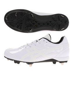 アシックス（ASICS）野球スパイク 白 金具 一般 NEOREVIVE 4 (ネオリバイブ 4)1123A032.110 白スパイク