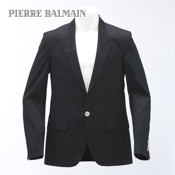 バルマン BALMAIN シングルボタン 黒 ジャケット 新品未着用 | Baim