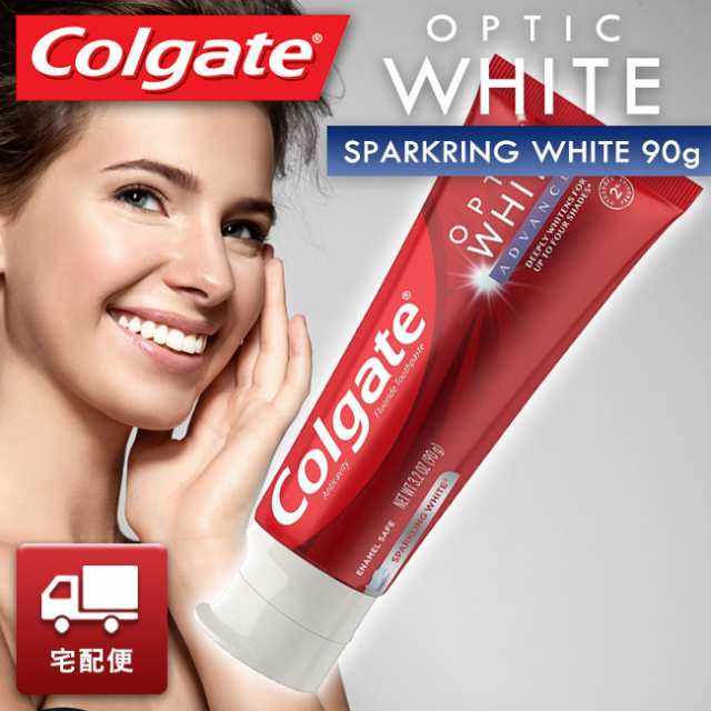 Colgate OPTIC WHITE ADVANCED ホワイトニングハミガキ - 口臭防止