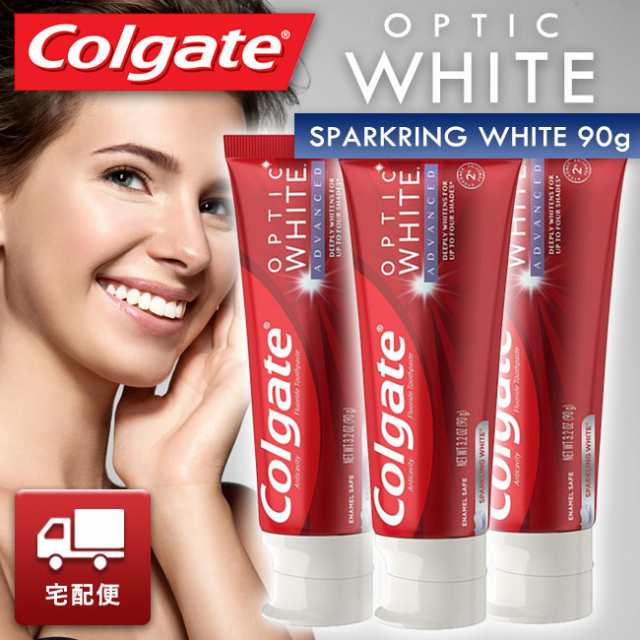 コルゲート オプティックホワイト スパークリングホワイト90g 3個セット 歯磨き粉 ホワイトニング colgate クレスト 3dの通販はau  PAY マーケット - cosmecatalog 送料無料多数 店舗TOPはコチラ