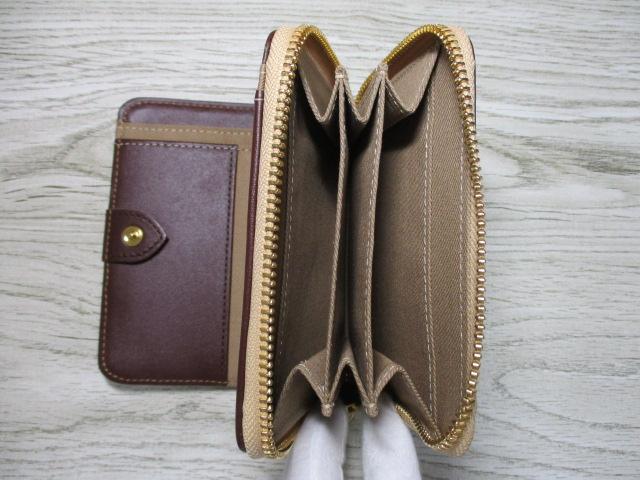 財布 ジャングル大帝 手塚治虫 キャラクター 折財布 二つ折り ラウンド レディース メンズ ブランド 本革 牛革 バイカラーデザイン 83026 おまけ付き_3